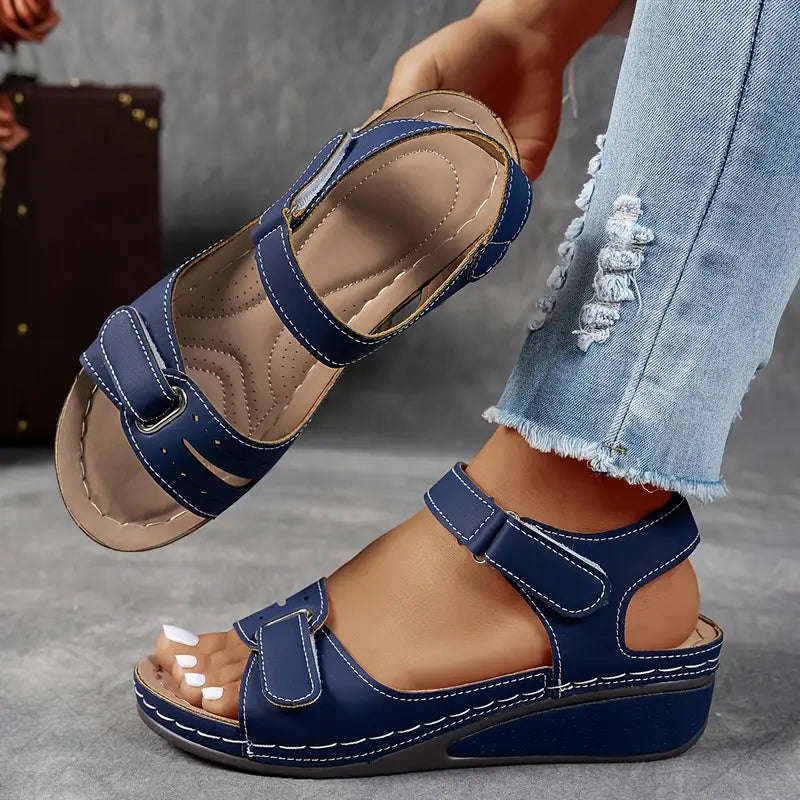 Verrillo™ orthopaedic sandals with wedge heel