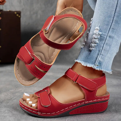Verrillo™ orthopaedic sandals with wedge heel