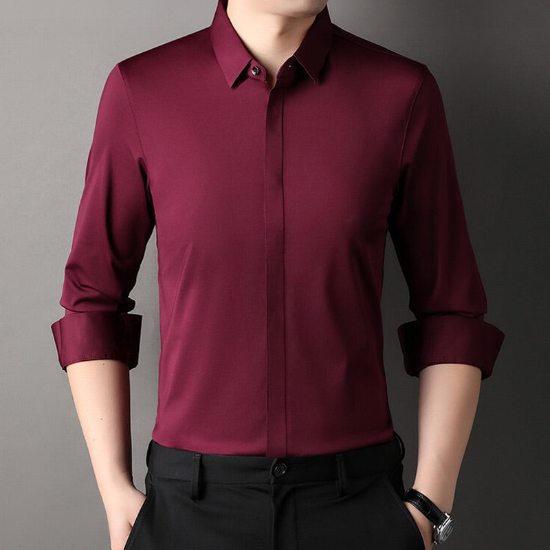 Verrillo | Crease-resistant stretch shirt for men
