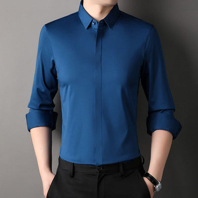 Verrillo | Crease-resistant stretch shirt for men