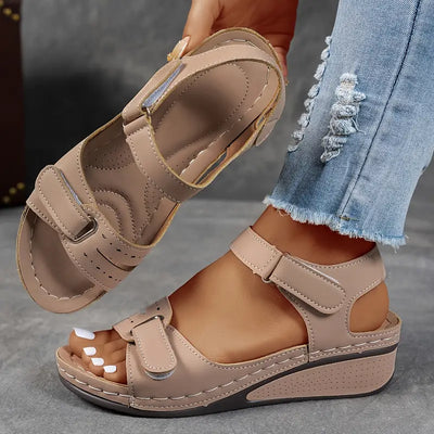 Verrillo™ orthopaedic sandals with wedge heel
