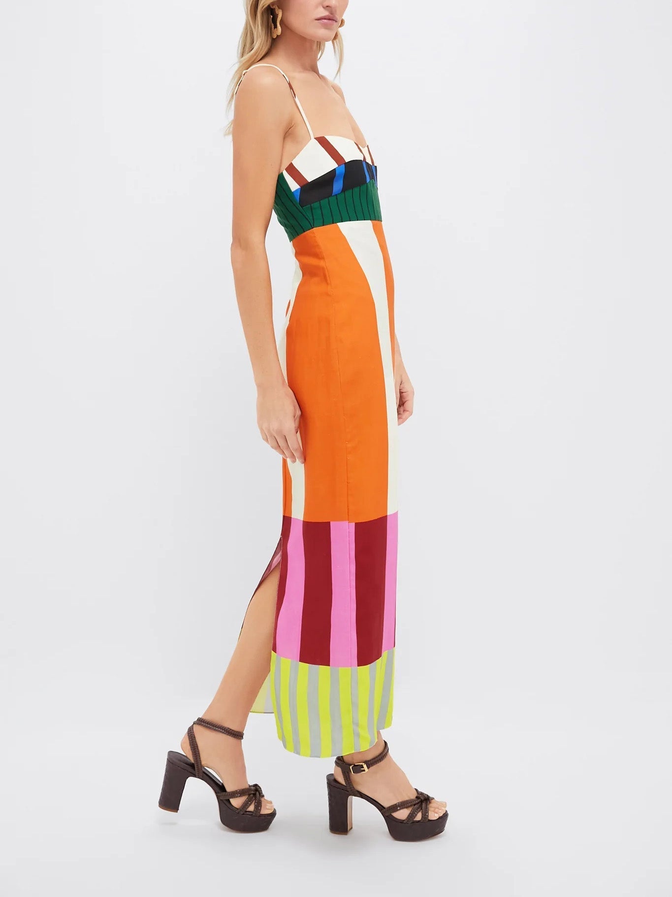 Paloma - Coloured Striped Maxi Dress
