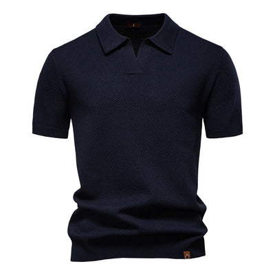 Savile - Structured polo shirt