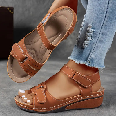 Verrillo™ orthopaedic sandals with wedge heel