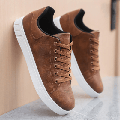 Calvin - Stylish Leather Sneakers