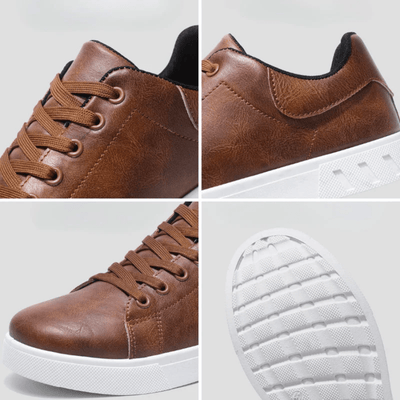 Calvin - Stylish Leather Sneakers