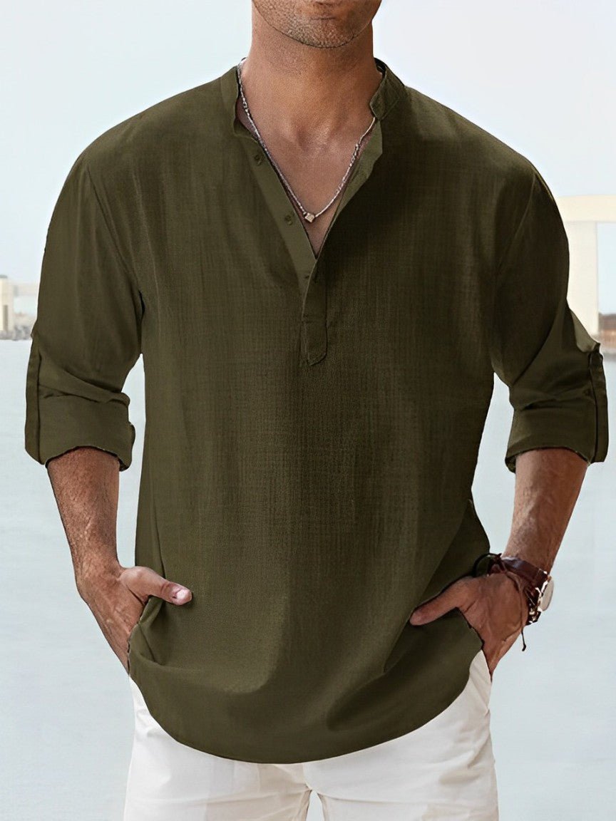 Dominik – Elegant Linen Shirt