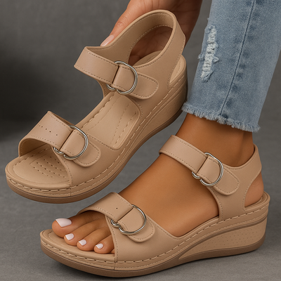 Verrillo™ orthopaedic sandals with wedge heel