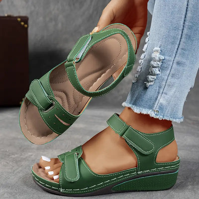 Verrillo™ orthopaedic sandals with wedge heel
