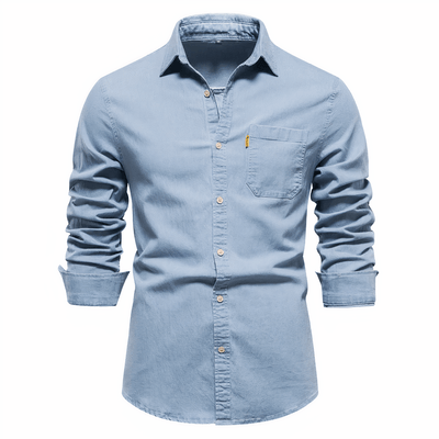 Nico – Stylish Denim Shirt in Slim Fit